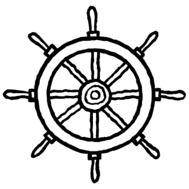 帆船の碇