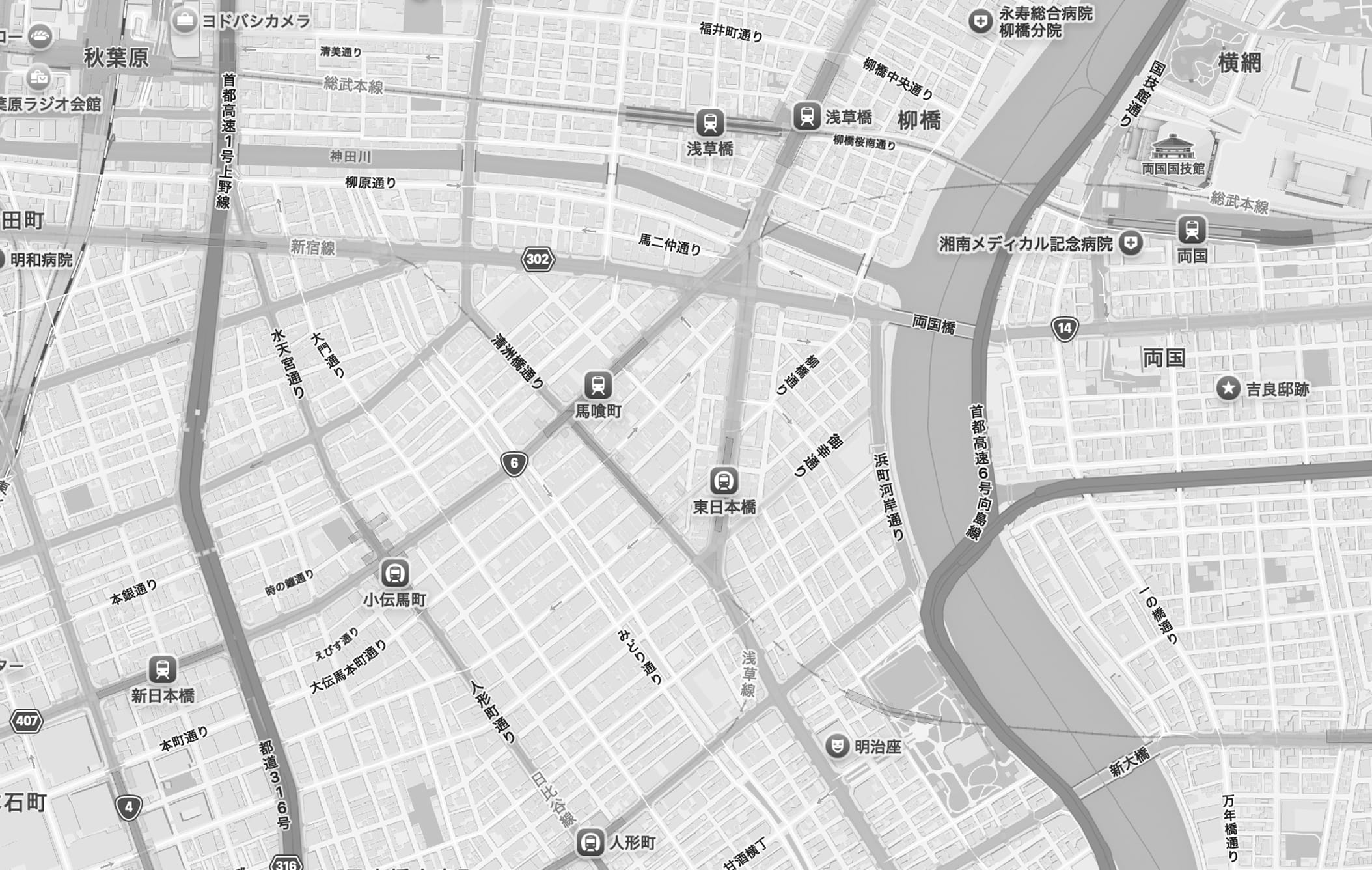 東日本橋おすすめMAP