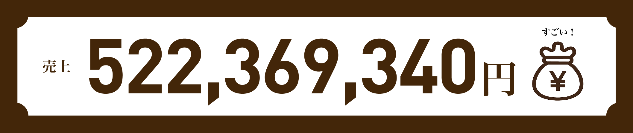 売上522,369,340円