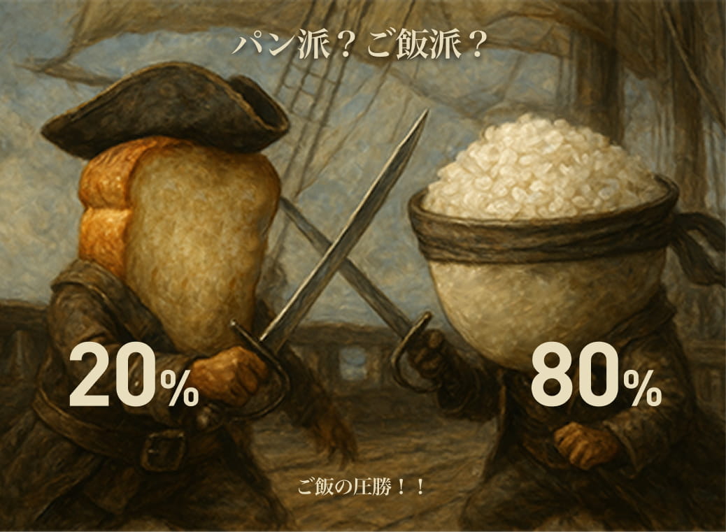 目玉焼きにかける調味料の割合